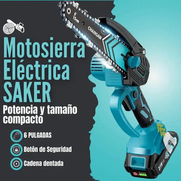 Motosierra Eléctrica Portatil a Batería PRO + 1 BATERIA EXTRA DE REGALO