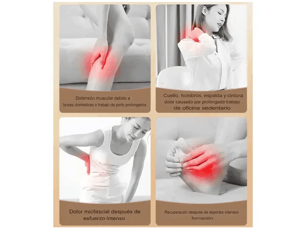 RelaxaPro® / Masajeador 4 cabezas ultra alivio