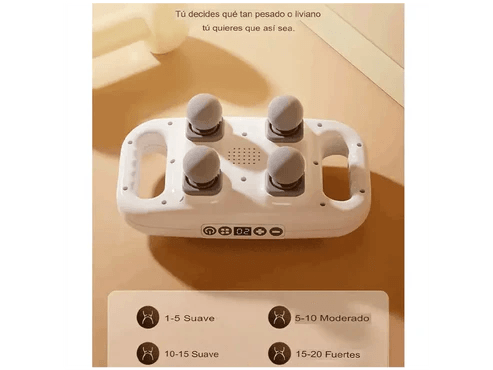 RelaxaPro® / Masajeador 4 cabezas ultra alivio